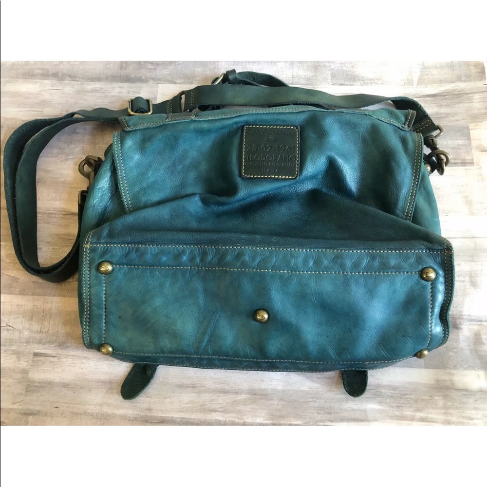 SOLD Free People Campomaggi Large Washed Messenger - Picture 3 of 6